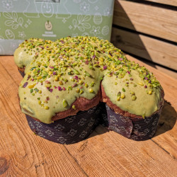 Senza Glutine & Lattosio al Cioccolato - Alternativa Gluten Free e Lactose Free alla Colomba Pistacchissimo