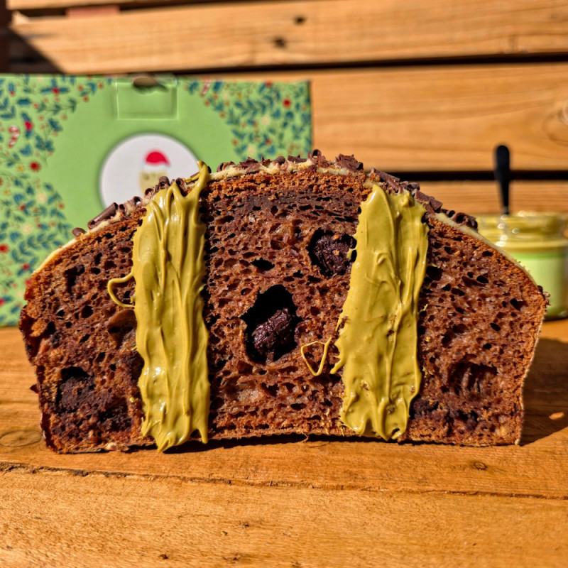 Senza Glutine & Lattosio al Cioccolato - Alternativa Gluten Free e Lactose Free alla Colomba Pistacchissimo
